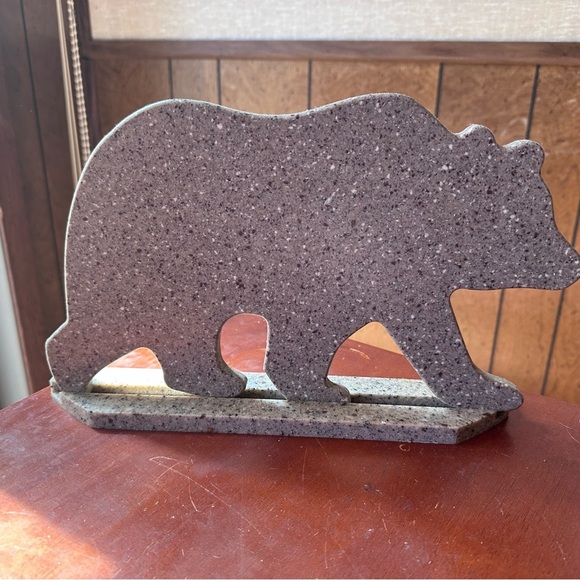 Speckled Bear Bookend Home Decor Ceramic - Picture 1 of 6